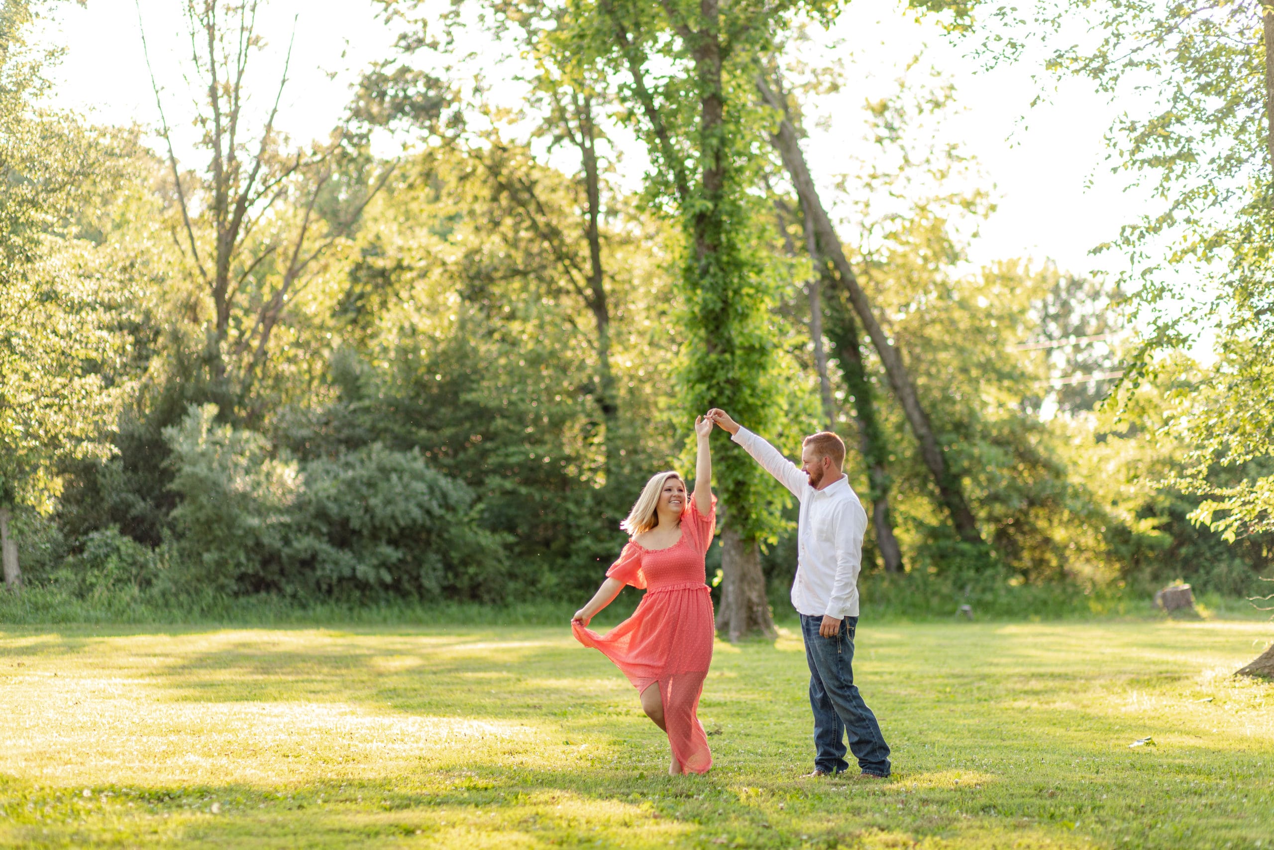 Colorful Spring Engagement