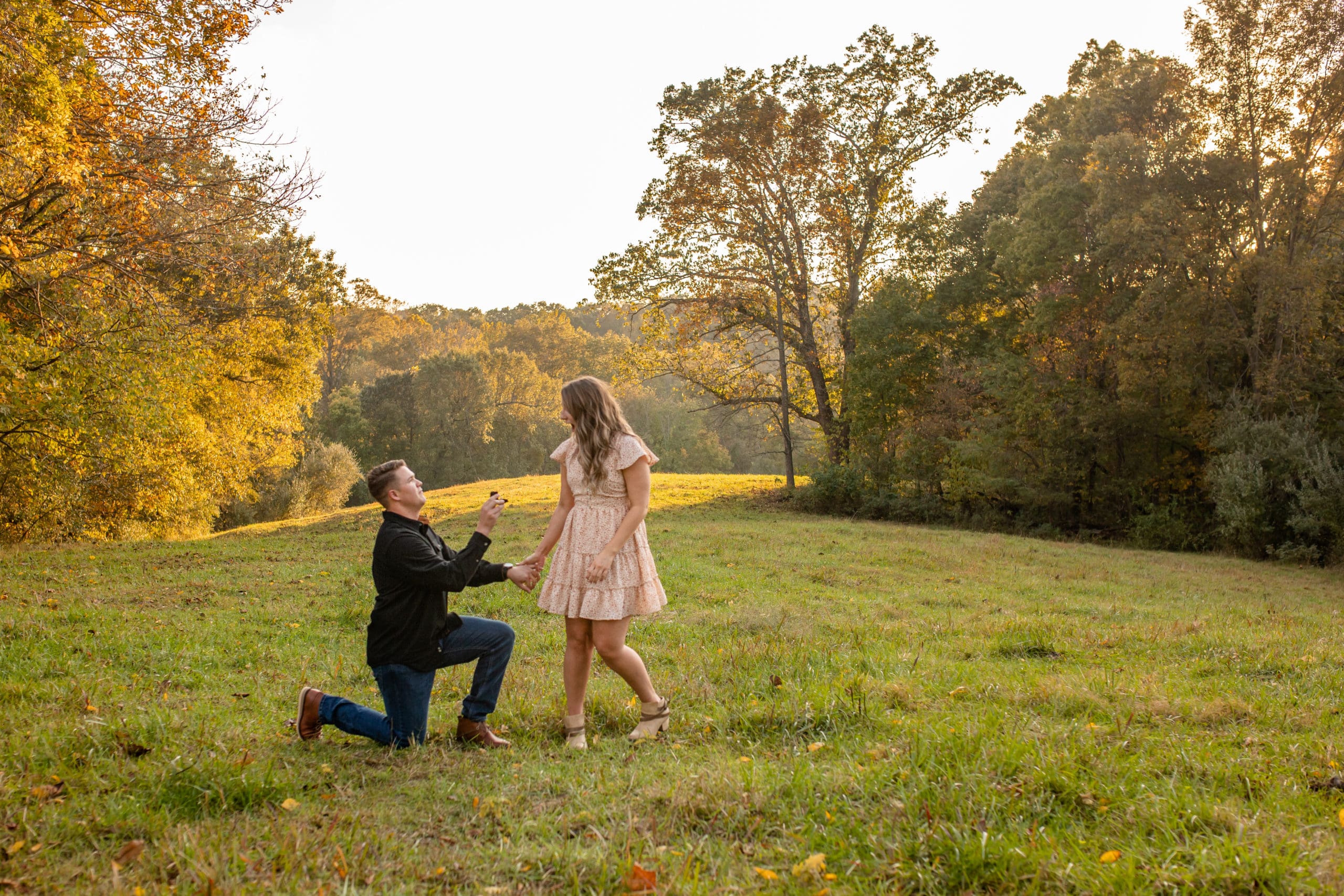 surprise proposal photographer in Illinois