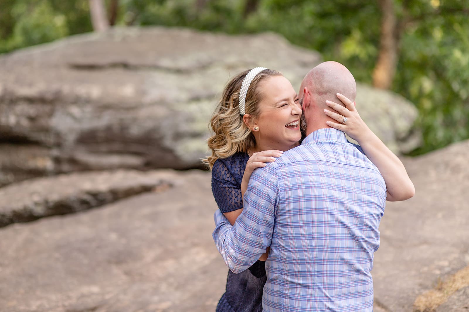 Garden of the Gods engagement 
