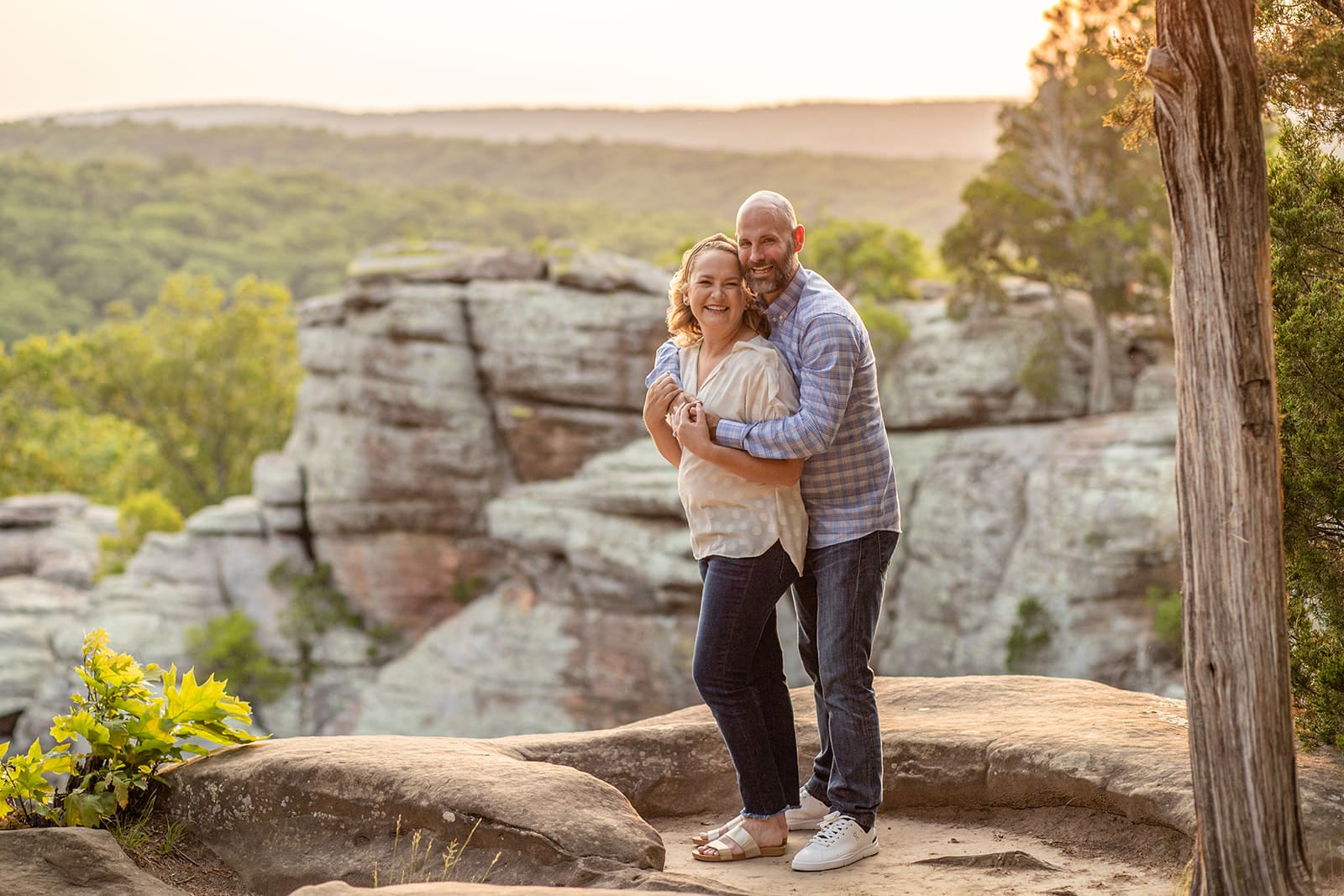 Garden of the Gods engagement 