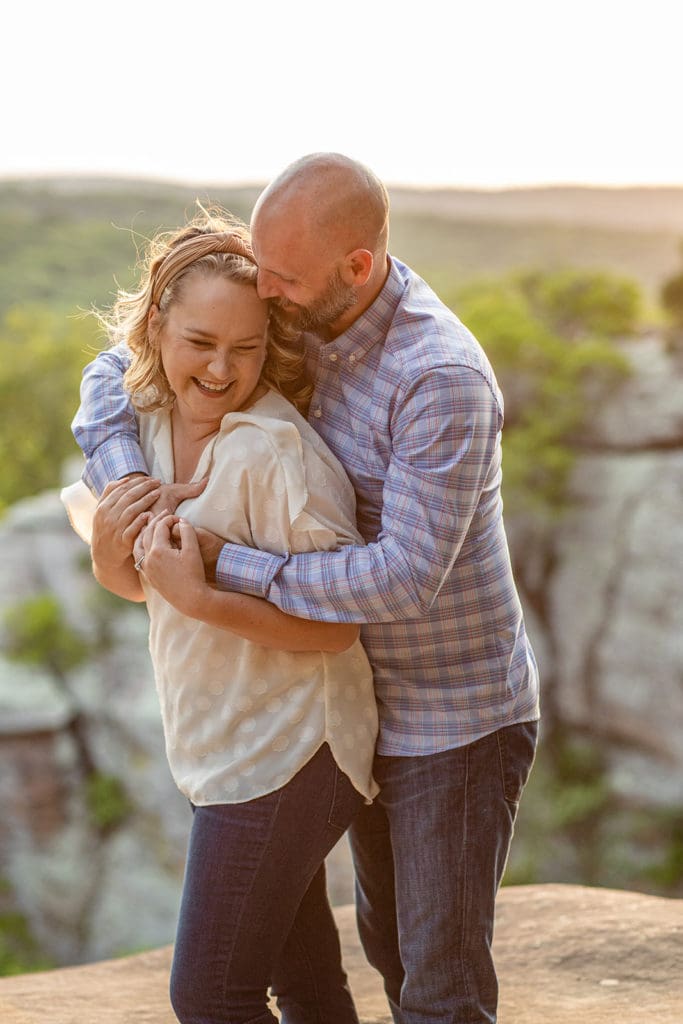 Garden of the Gods engagement 