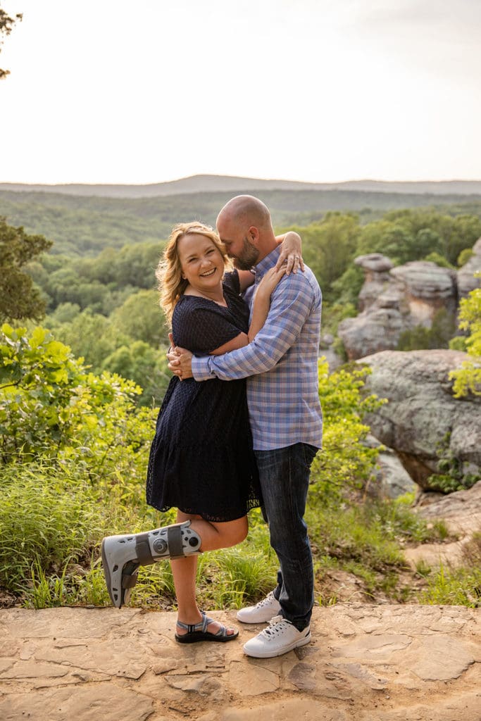 Garden of the Gods engagement 