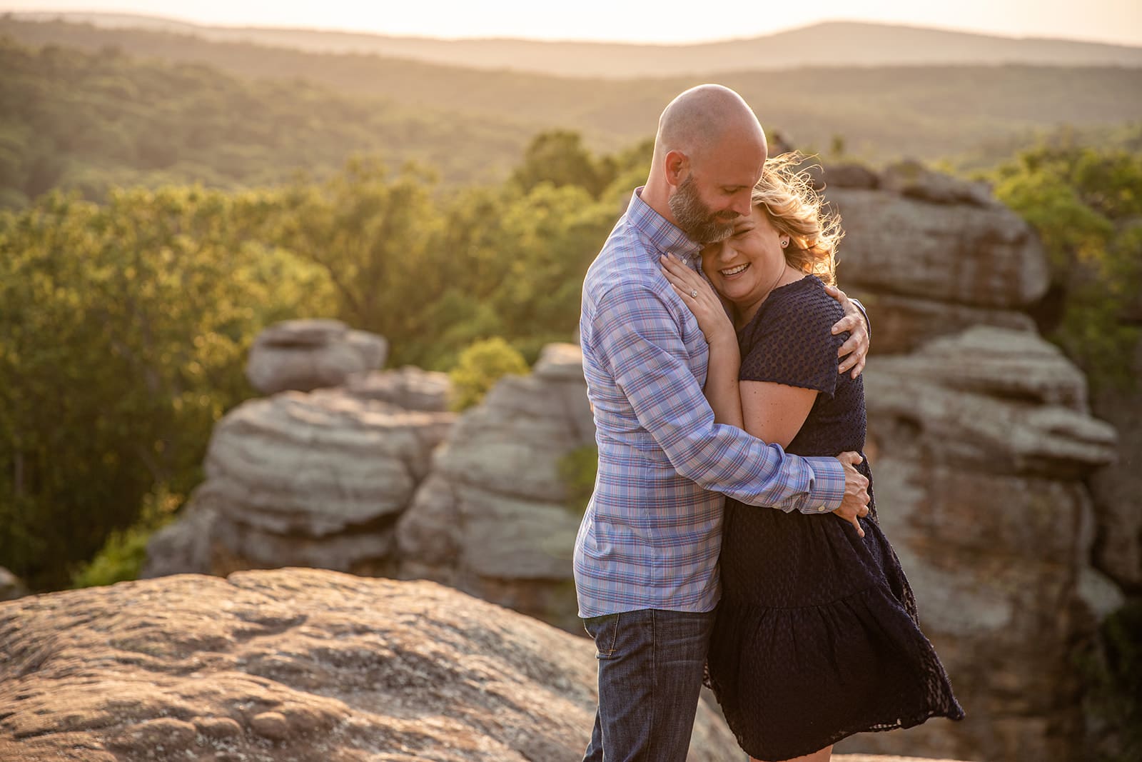 Garden of the Gods engagement 