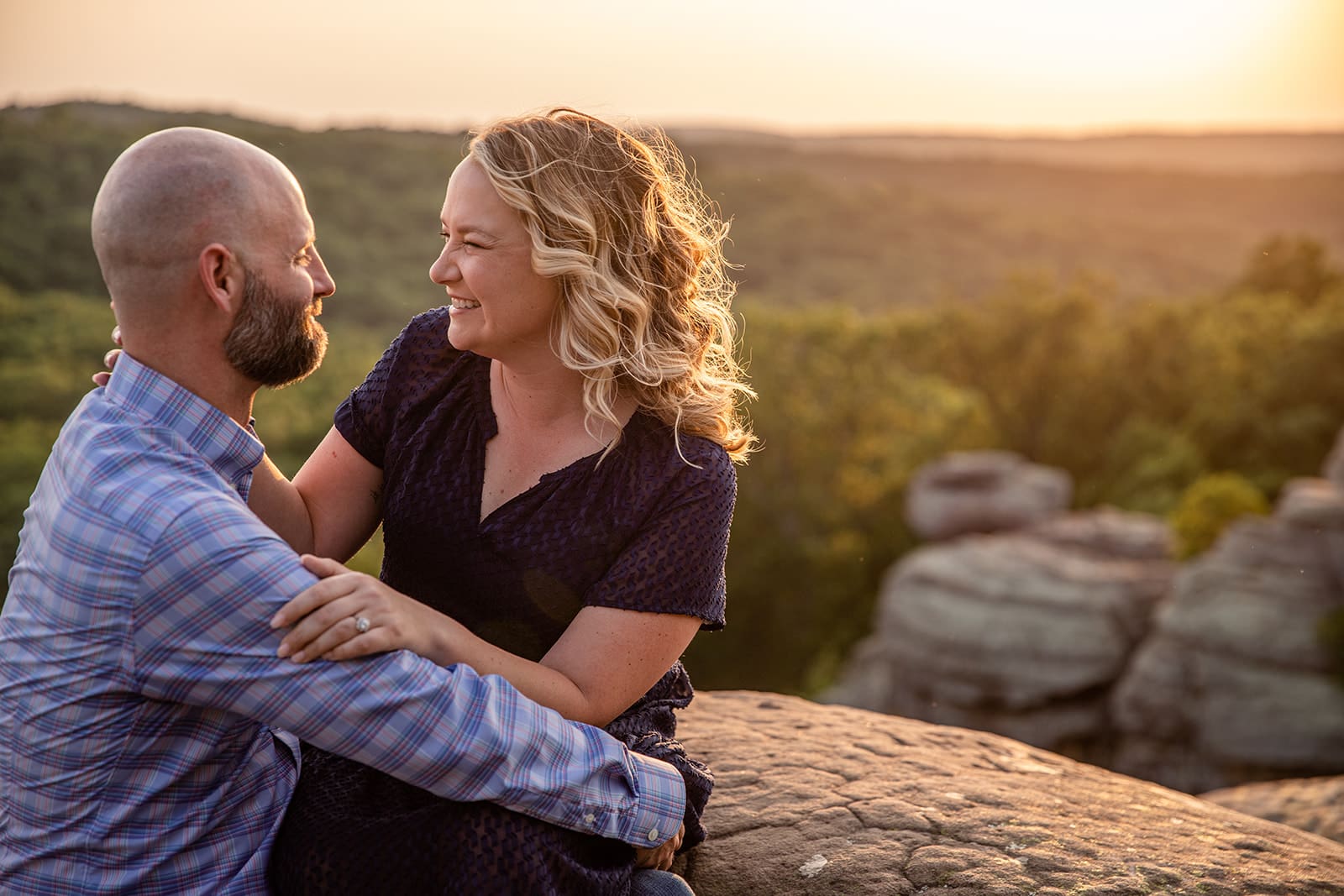 Garden of the Gods engagement 