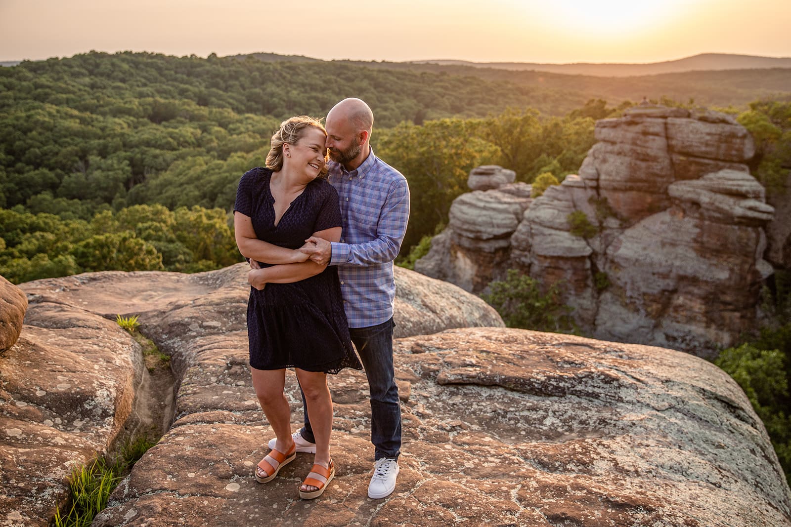 Garden of the Gods engagement 