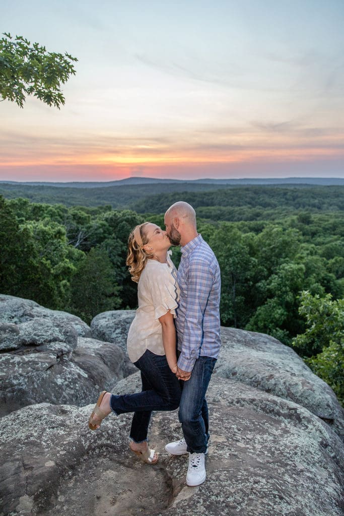 Garden of the Gods engagement 