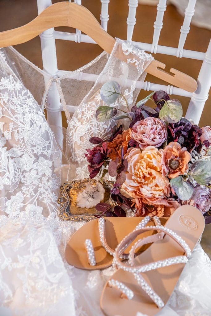 romantic fall wedding