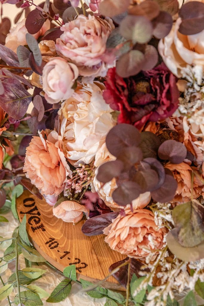 romantic fall wedding