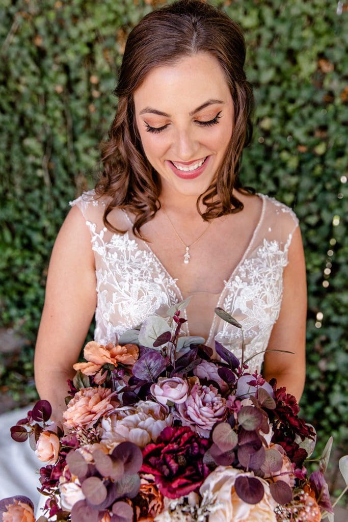 romantic fall wedding