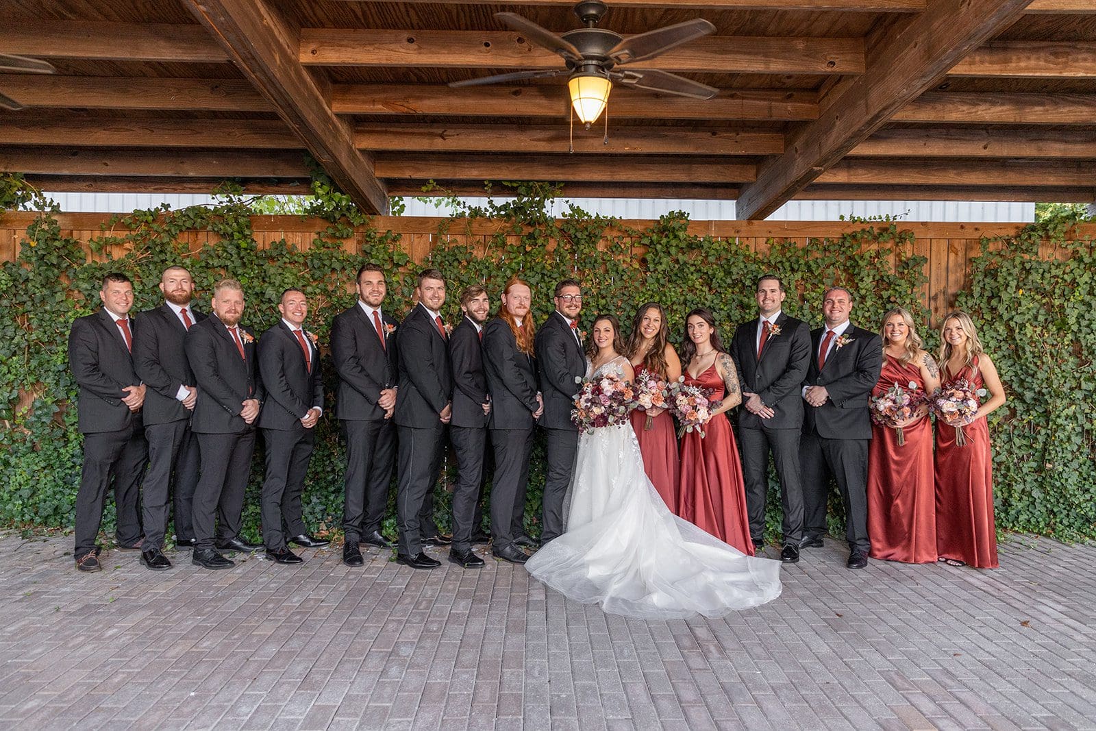 romantic fall wedding
